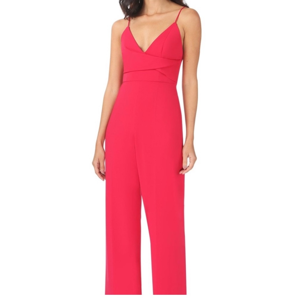 Jay Godfrey red jumpsuit